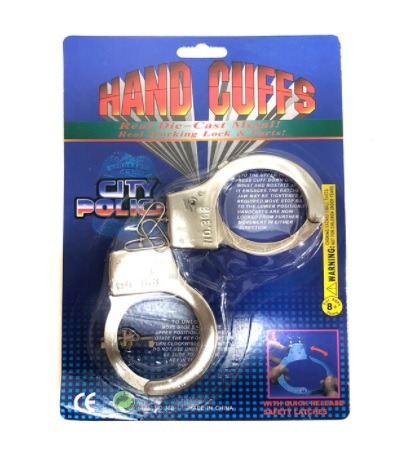 Fetish Fantasy Series Beginner's Metal Cuffs – Silver – Varta Mayoreo Distribuidora De Juguetes Sexuales