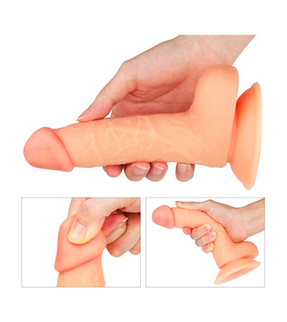 Dildo The Ultra Soft Dude 17.7 cm - Imagen 3