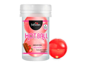 Lubricante en Perlas Hot Ball Doble Sensación