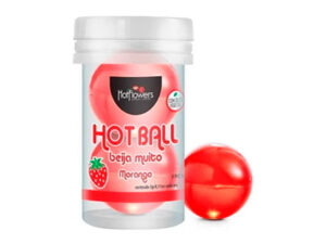 Lubricante en Perlas Hot Ball Fresa