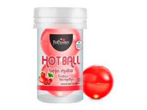 Lubricante en Perlas Hot Ball Frutos Rojos