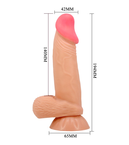Dildo Duvall Flesh 19.4 cm - Imagen 3